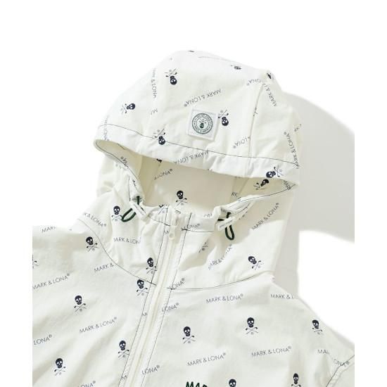 MARK&LONA(マークアンドロナ) Union Frequency Zip Up Hoodie - AOZORA 