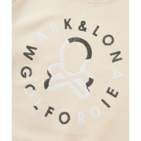 MARK&LONA(マークアンドロナ) Ever Spangle Crew Sweater 【WOMEN 