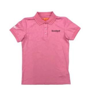 <img class='new_mark_img1' src='https://img.shop-pro.jp/img/new/icons20.gif' style='border:none;display:inline;margin:0px;padding:0px;width:auto;' />BEAMS GOLF ORANGE LABEL(ビームスゴルフ オレンジレーベル) エンボスフラワー ロゴ ポロシャツ【WOMEN】