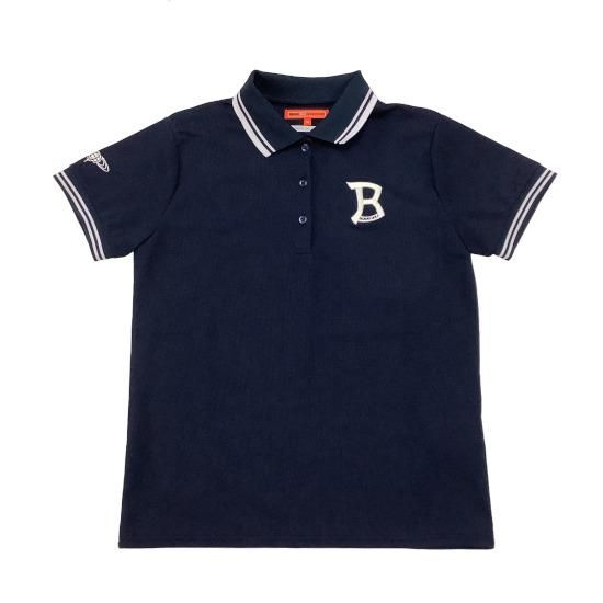 【新品未使用】ビームスゴルフORANGE LABEL / Bマーク ポロシャツ BEAMS GOLF（ビームス ゴルフ）ORANGE LABEL / 襟裏 ロゴ
