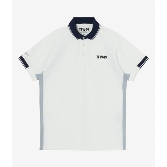 メンズウェア TFW49 LINE SLEEVE POLO TFW49 - LINE SLEEVE POLO | ポロシャツ | カーキ×ベージュ