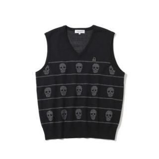 MARK&LONA(マークアンドロナ) Eternal Skull Border Vest