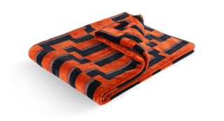 Beach Towel    Orange Waves