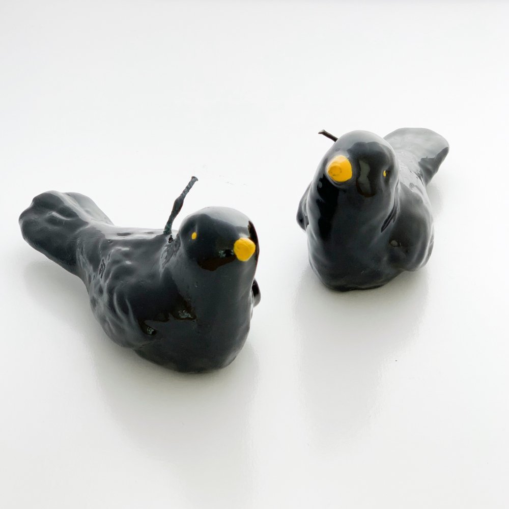 Caza das Vellas Loreto<br>black bird candle