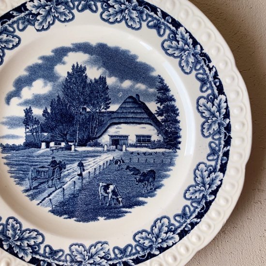 Societe Ceramique plate blue.b<img class='new_mark_img2' src='https://img.shop-pro.jp/img/new/icons47.gif' style='border:none;display:inline;margin:0px;padding:0px;width:auto;' />