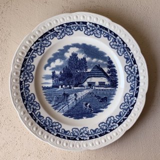 Societe Ceramique plate blue.b<img class='new_mark_img2' src='https://img.shop-pro.jp/img/new/icons47.gif' style='border:none;display:inline;margin:0px;padding:0px;width:auto;' />