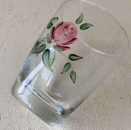 Vintage glass rose.a<img class='new_mark_img2' src='https://img.shop-pro.jp/img/new/icons47.gif' style='border:none;display:inline;margin:0px;padding:0px;width:auto;' />