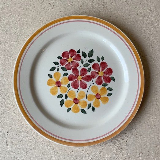 Antique flower plate.a<img class='new_mark_img2' src='https://img.shop-pro.jp/img/new/icons47.gif' style='border:none;display:inline;margin:0px;padding:0px;width:auto;' />