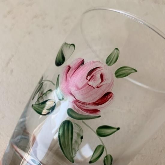 Vintage glass rose.b<img class='new_mark_img2' src='https://img.shop-pro.jp/img/new/icons47.gif' style='border:none;display:inline;margin:0px;padding:0px;width:auto;' />