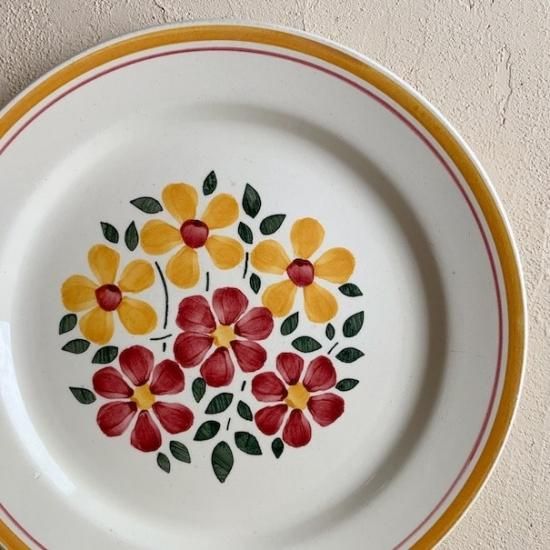 Antique flower plate.b<img class='new_mark_img2' src='https://img.shop-pro.jp/img/new/icons47.gif' style='border:none;display:inline;margin:0px;padding:0px;width:auto;' />