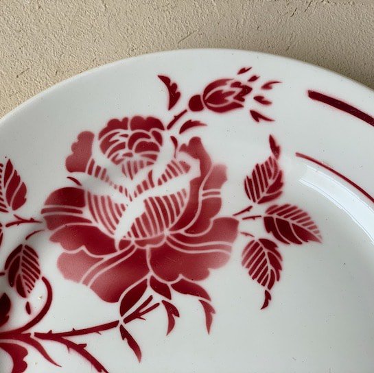 Antique rose plate.a<img class='new_mark_img2' src='https://img.shop-pro.jp/img/new/icons47.gif' style='border:none;display:inline;margin:0px;padding:0px;width:auto;' />