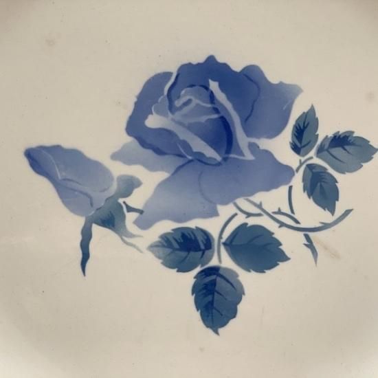 Sarreguemines rose plate<img class='new_mark_img2' src='https://img.shop-pro.jp/img/new/icons47.gif' style='border:none;display:inline;margin:0px;padding:0px;width:auto;' />