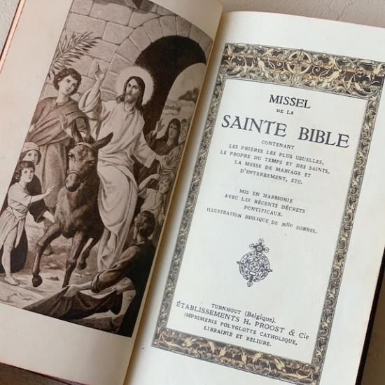 France antique bible<img class='new_mark_img2' src='https://img.shop-pro.jp/img/new/icons47.gif' style='border:none;display:inline;margin:0px;padding:0px;width:auto;' />