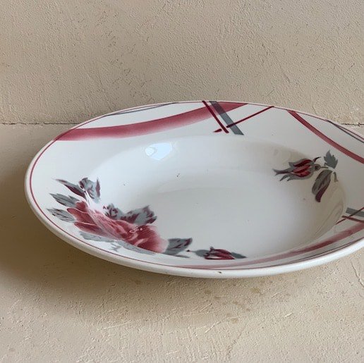 Sarreguemines soup plate.b<img class='new_mark_img2' src='https://img.shop-pro.jp/img/new/icons47.gif' style='border:none;display:inline;margin:0px;padding:0px;width:auto;' />
