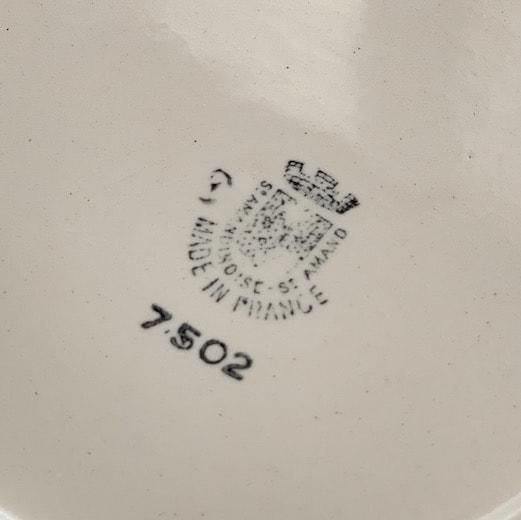 St.Amand Antique plate.b