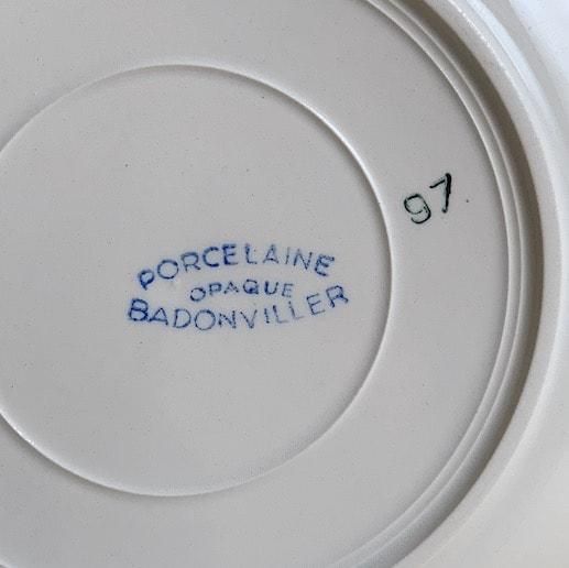 Badonviller antique soup plate<img class='new_mark_img2' src='https://img.shop-pro.jp/img/new/icons47.gif' style='border:none;display:inline;margin:0px;padding:0px;width:auto;' />