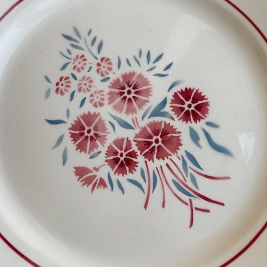 Badonviller Antique bouquet plate.b<img class='new_mark_img2' src='https://img.shop-pro.jp/img/new/icons47.gif' style='border:none;display:inline;margin:0px;padding:0px;width:auto;' />