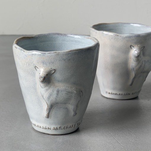 Yarnnakarn ceramic cup.sheep