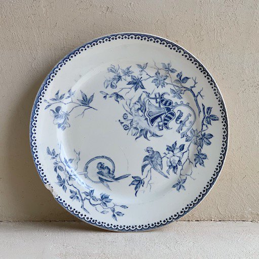 Antique Creil et Montereau plate.b<img class='new_mark_img2' src='https://img.shop-pro.jp/img/new/icons47.gif' style='border:none;display:inline;margin:0px;padding:0px;width:auto;' />