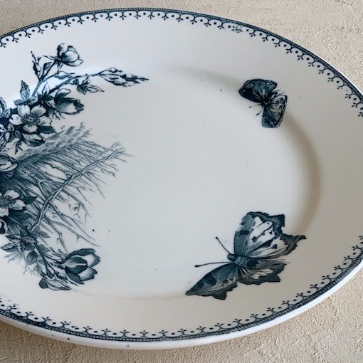 Antique Petrus Regout plate.a<img class='new_mark_img2' src='https://img.shop-pro.jp/img/new/icons47.gif' style='border:none;display:inline;margin:0px;padding:0px;width:auto;' />