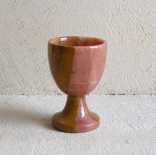 Vintage stone Goblet<img class='new_mark_img2' src='https://img.shop-pro.jp/img/new/icons47.gif' style='border:none;display:inline;margin:0px;padding:0px;width:auto;' />