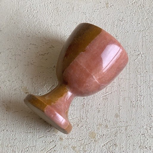 Vintage stone Goblet<img class='new_mark_img2' src='https://img.shop-pro.jp/img/new/icons47.gif' style='border:none;display:inline;margin:0px;padding:0px;width:auto;' />