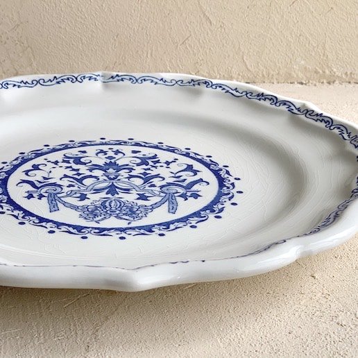 GIEN antique plate<img class='new_mark_img2' src='https://img.shop-pro.jp/img/new/icons47.gif' style='border:none;display:inline;margin:0px;padding:0px;width:auto;' />