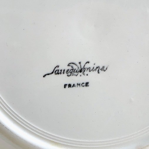 Sarreguemines antique plate