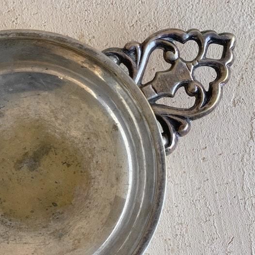 Antique silver tray