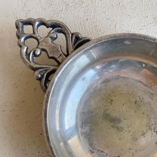 Antique silver tray