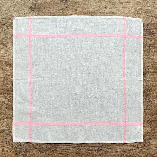 Vintage Pink line Cloth