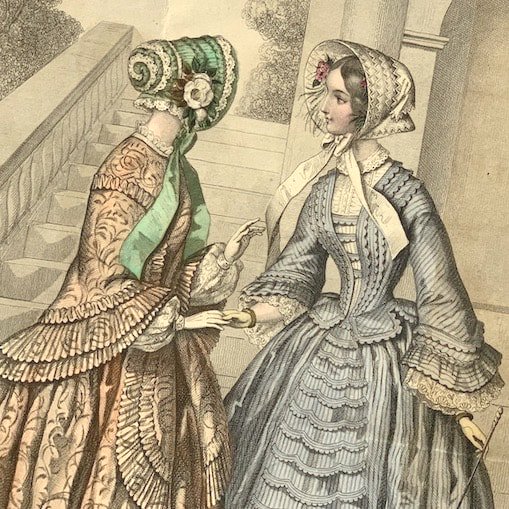 France Antique fashion plate/lithographe.d<img class='new_mark_img2' src='https://img.shop-pro.jp/img/new/icons47.gif' style='border:none;display:inline;margin:0px;padding:0px;width:auto;' />