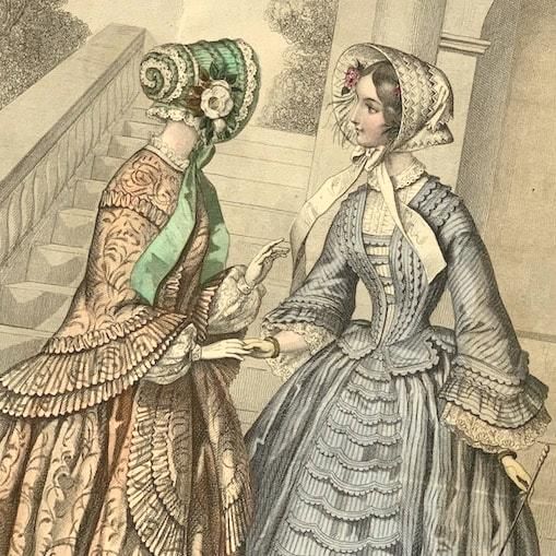 France Antique fashion plate/lithographe.d<img class='new_mark_img2' src='https://img.shop-pro.jp/img/new/icons47.gif' style='border:none;display:inline;margin:0px;padding:0px;width:auto;' />