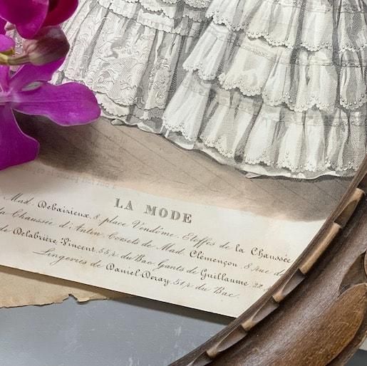 France Antique fashion plate/lithographe.e<img class='new_mark_img2' src='https://img.shop-pro.jp/img/new/icons47.gif' style='border:none;display:inline;margin:0px;padding:0px;width:auto;' />