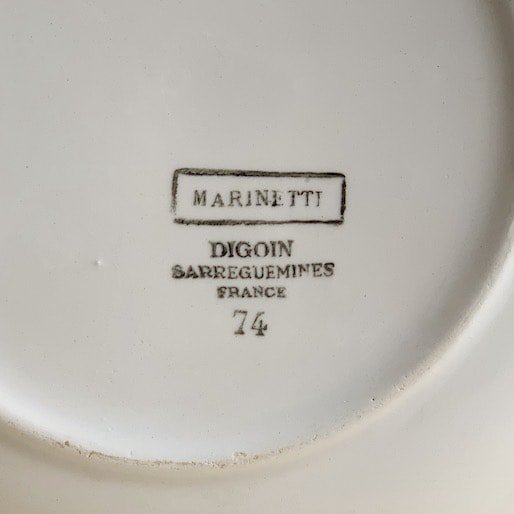 Antique Sarreguemines bowl plate<img class='new_mark_img2' src='https://img.shop-pro.jp/img/new/icons47.gif' style='border:none;display:inline;margin:0px;padding:0px;width:auto;' />