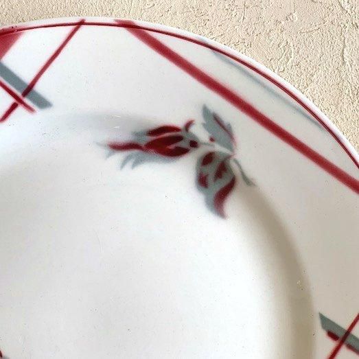 Sarreguemines LA ROSE plate.a