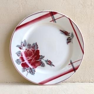 Sarreguemines LA ROSE plate.a