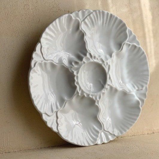 Vintage oyster plate