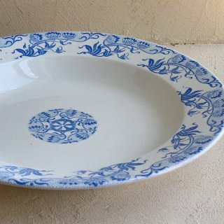 U&C Sarreguemines soup plate