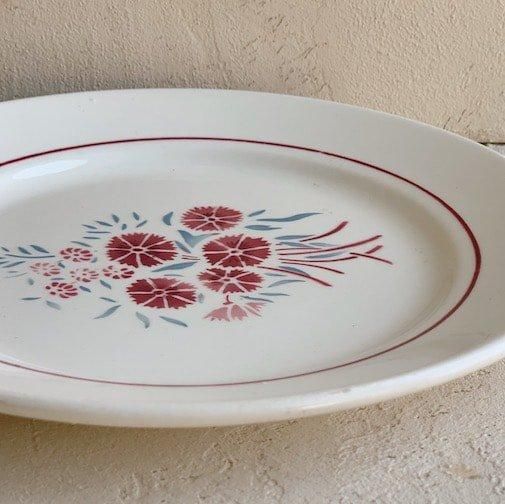 Badonviller Antique bouquet plate.a<img class='new_mark_img2' src='https://img.shop-pro.jp/img/new/icons47.gif' style='border:none;display:inline;margin:0px;padding:0px;width:auto;' />
