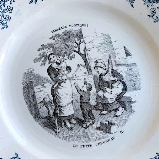 France antique plate.c