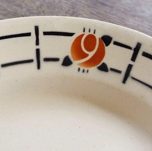 St.Amand Antique plate.b