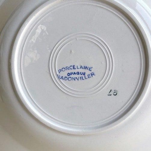 Badonviller soup plate.c