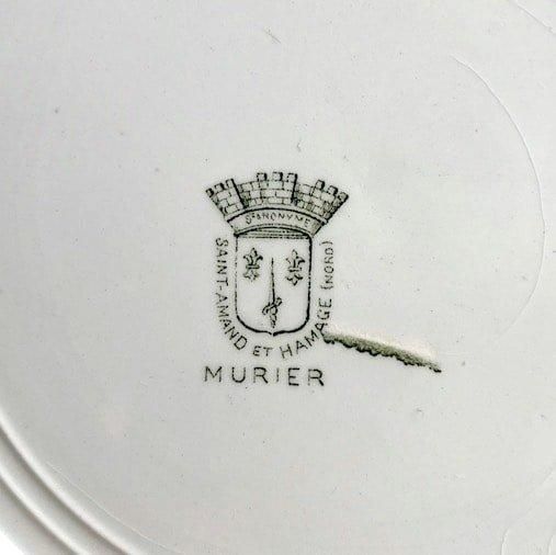 St.Amand Antique plate