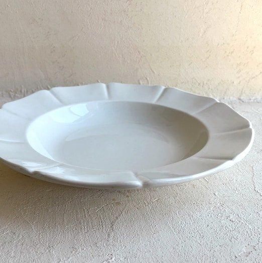 Vintage flower rim plate.a