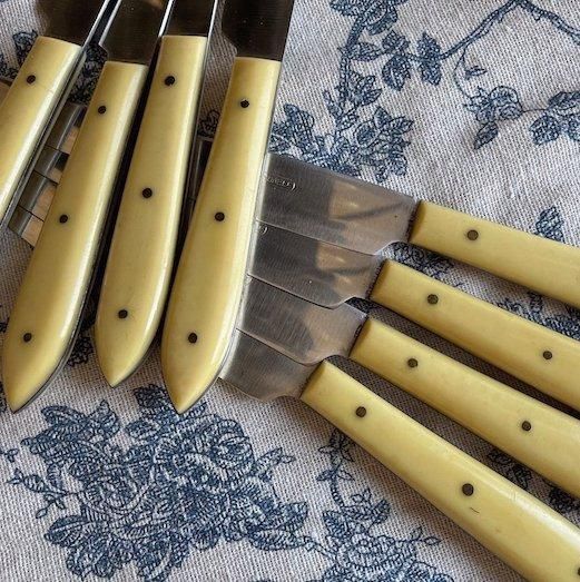 Vintage Table Knife set.A