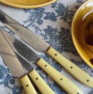 Vintage Table Knife set.A