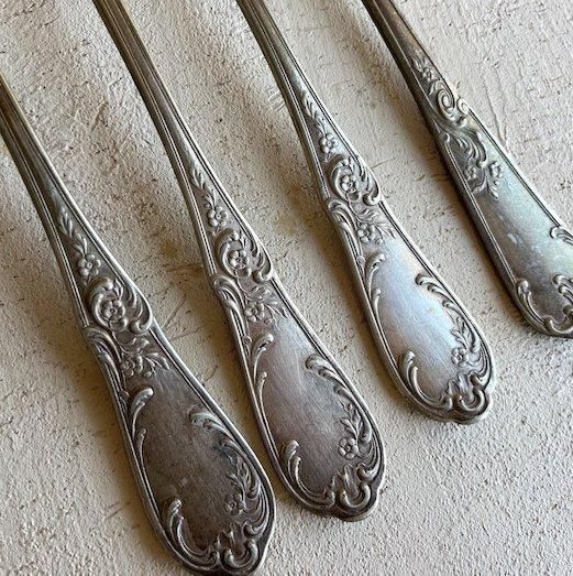 Antique cutlery settable fork