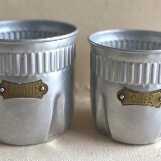 Vintage Canister set FARINE/CAFE