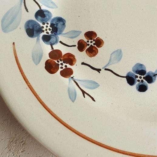 France Antique Sarreguemines plate